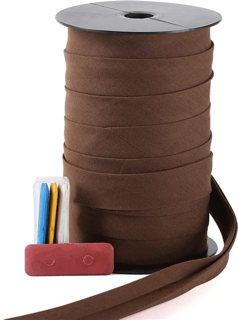Amazon.com: Bias Tape Double Fold 1 inch, Double Fold Bias Binding Tape ...