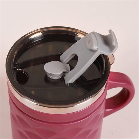 Travel Mug With Lid Magenta 400ml Online - Premium Coffee Mug | Nestasia