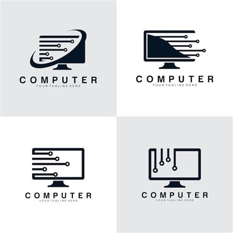 Computer Logo Free Vector 的图像结果
