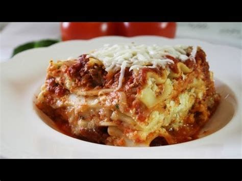 Classic Lasagna recipe   YouTube