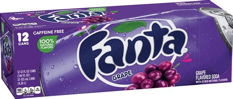 Amazon.com : Fanta Grape Soda Can 355 ml (Pack of 12) : Grocery ...