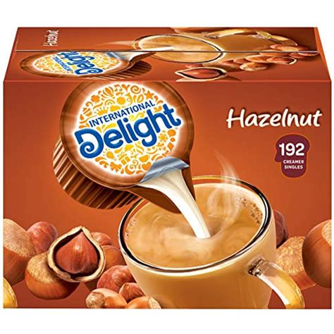 International Delight Hazelnut Coffee Creamer Singles, 84 Fl Oz, 192 ...