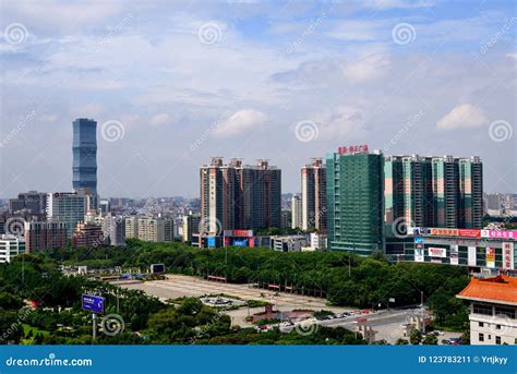 The Skyline of the China Small Town Editorial Photo - Image of dongguan ...