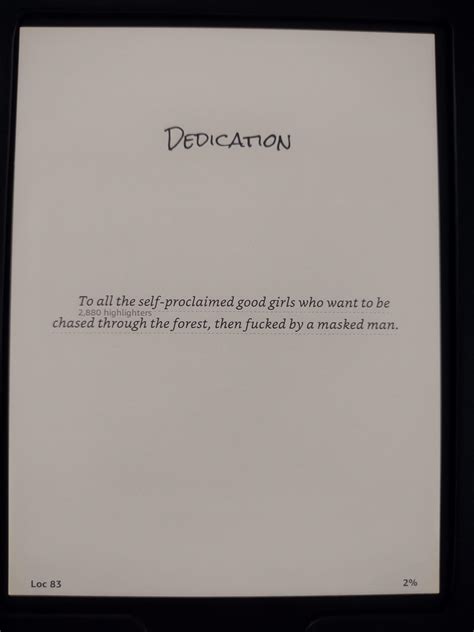 Any fics which are in line with this book dedication? "To all the self ...