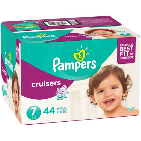 Pampers Cruisers Diapers Size 7, 44 Count (Select for More Options ...