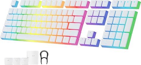 HPTCCC Translucent Double Shot PBT Pudding Keycaps - 112 India | Ubuy