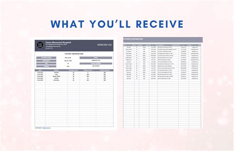 Exercise Flow Sheet Template 的图像结果