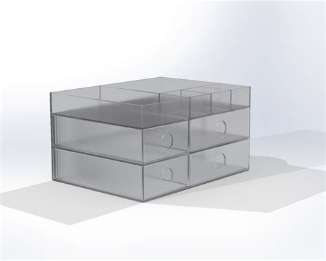 STL file Desk organizer with drawers・3D printer design to download・Cults