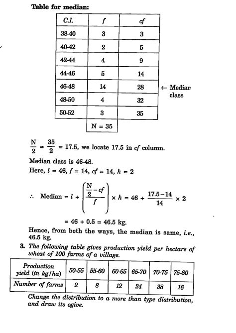Class 10 Math Statistics Question Q1 的图像结果