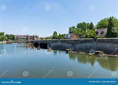 Stadsgebied Rond Baker Park in Frederick Van De Binnenstad, Maryland ...