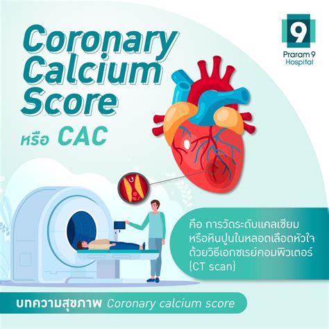 Coronary calcium score ช่วยประเมินการเกิดโรคหลอดเลือดหัวใจตีบ | โรงพยาบาลพระรามเก้า
