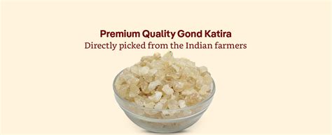 Radha Govind Organic Gond Katira Tragacanth Gum 400g – 100% Natural ...