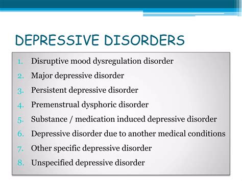 Unspecified Depressive Disorder