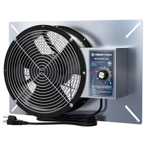 Abestorm 720CFM Crawlspace Ventilation Fans IP-55 Grade Basements Vent ...