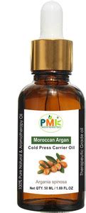 PMK Pure Natural Moroccan Argan Cold Pressed Carrier Oil(50ML) - Price ...