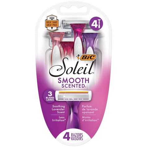 BIC Soleil Twilight Disposable Razor, Women, 4-Count : Amazon.in ...