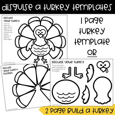 Disguise Turkey Template Printable - Free Printable US