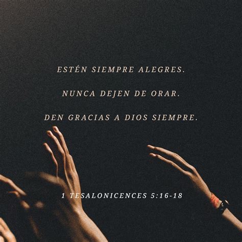 Versículo del día - 1 TESALONICENSES 5:16-18 | The Bible App | Bible ...