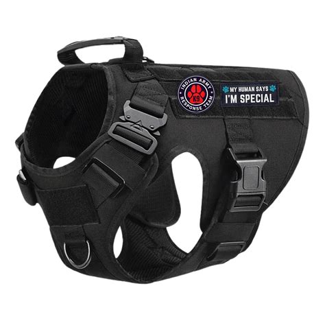 PET PEPPER Premium Dog Harness - Military Standard Metal Buckles | Free ...