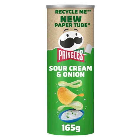 Pringles Sour Cream & Onion Crisps (165 g) - Storefront EN