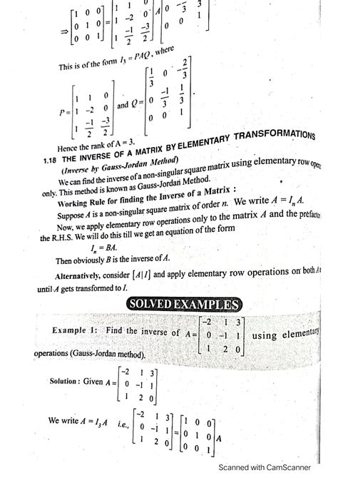 Image result for Gauss Jordan Method Examples