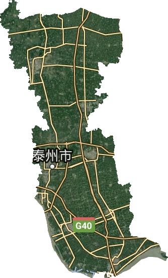 泰州市辖区地图_泰州市地图查询