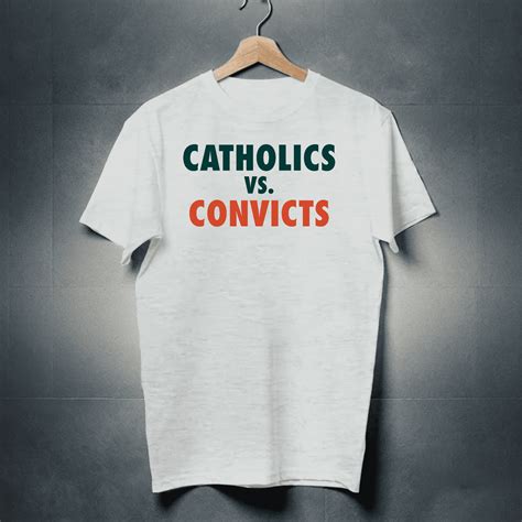 Catholics Vs Convicts Vintage 1988 T-Shirt - Walmart.com