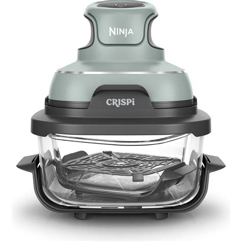 Ninja FN101UKSG CRISPi 4-in-1 Portable Glass Air Fryer - Sage | Hughes