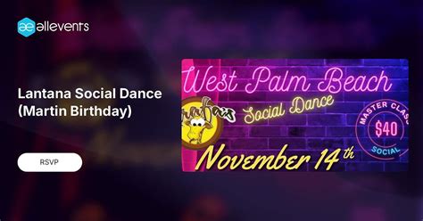 Lantana Social Dance (Martin Birthday), 301 W Central Blvd , Lantana ...