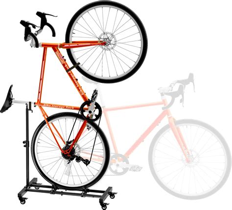 Amazon.com: Begona Bike Floor Stand,Freestanding Front and Rear Wheel ...