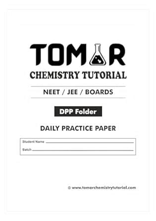 Class 11-CHEMISTRY DPP (Topicwise): TOMAR CHEMISTRY TUTORIAL eBook ...