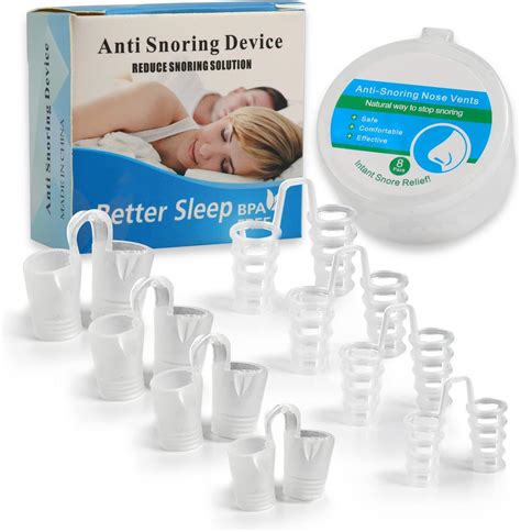 Amazon.com: KinomiYa 8pcs Anti Snoring Nose Vents Device That Work, Anti Nose Vents for Snoring ...