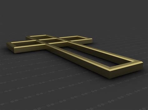 3D Cross Model - TurboSquid 1474575