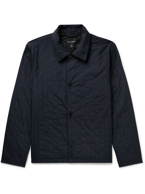 Club Monaco - Quilted Shell Shirt Jacket - Blue Club Monaco