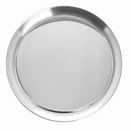 Image result for round metal serving tray