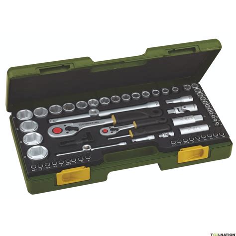 Proxxon 23286 Socket spanners set with bits 1/4" 1/2" 65-piece