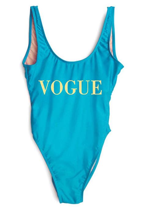 Buy MNLYBABY Womens Sexy One-Piece Swimsuit Letter Printed High Cut ...