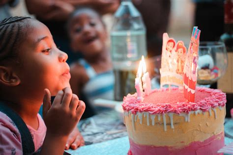 Child Blowing Out Candles