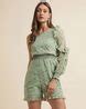 Buy Pista Green Jumpsuits &Playsuits for Women by SELVIA Online | Ajio.com