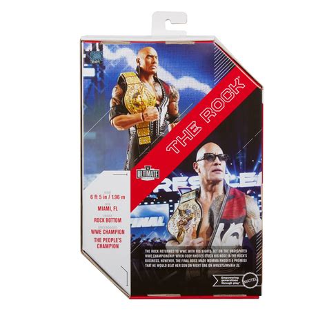WWE Ultimate Edition Wave 25 The Rock Action Figure