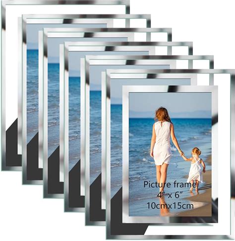 Hoikwo Marco de fotos adornado de 4 x 6, 6 paquetes de marcos de fotos ...