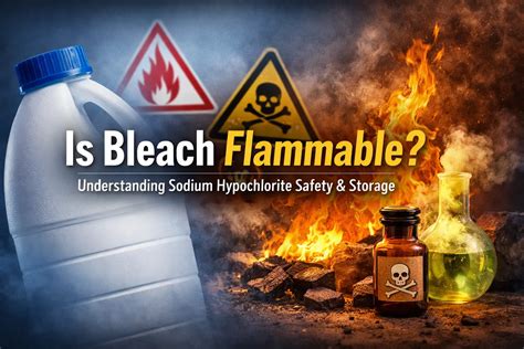 Is Bleach Flammable? Sodium Hypochlorite Safety & Storage