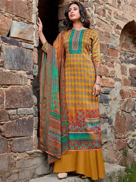 Buy Unstitched Suits Dress Materials for Women / Ladies Online – Stilento