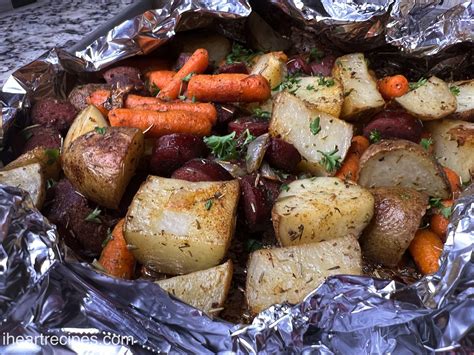 Smoked Sausage, Carrot, & Potato Sheet Pan Dinner - I Heart Recipes