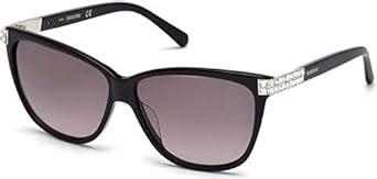Buy Swarovski SK0137 01B Black SK0137 Cats Eyes Sunglasses Lens ...