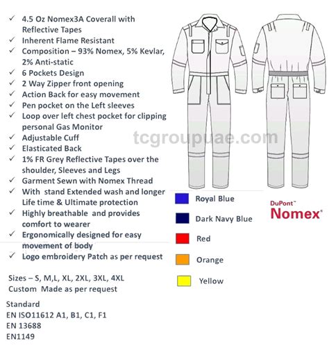 Savior Brand Dupont Nomex III A Coverall in Dubai Sharjah
