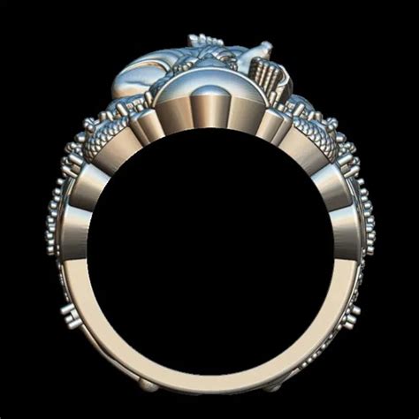 Divine Sai Baba 3D Model Ring - Spiritual Jewelry