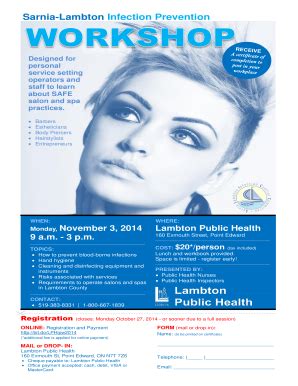 Fillable Online Sarnia-Lambton Infection Prevention Fax Email Print ...