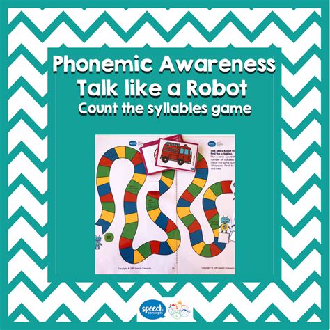 Phonemic Awareness Games - Syllables - Speech Concepts