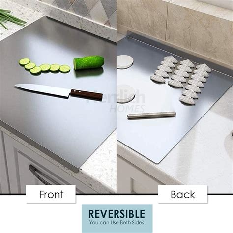 COMPACT 304 Stainless Stainless Steel Countertop - 35 x 30cm- Free Ste ...